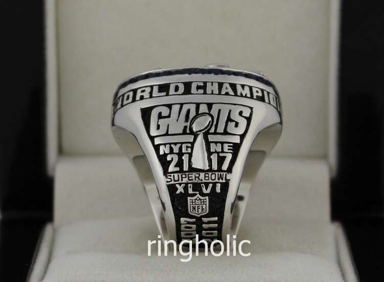 Cheap NFL 2007 New York Giants Super Bowl Ring For Sale Color