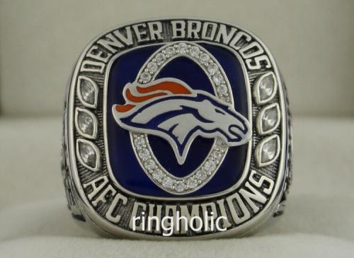 2013 Denver Broncos AFC American Football Championship Ring