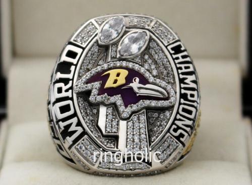 Baltimore Ravens 2012 NFL Super Bowl Championship Ring