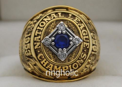 1953 brooklyn Dodgers NL National League World Series Championship Ring