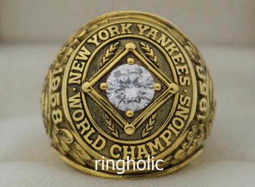 1958 New York Yankees World Series Championship Ring
