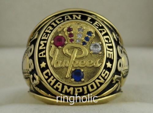 1963 New York Yankees AL American League World Series Championship Ring