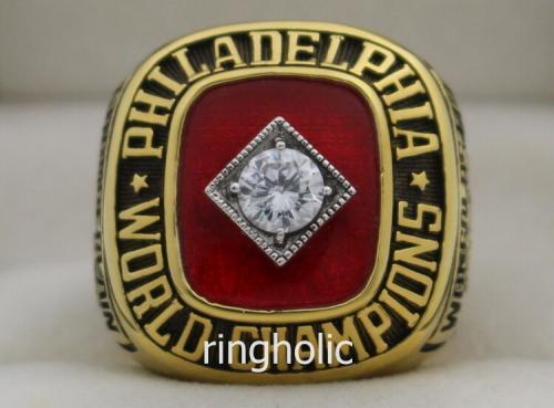 1967 Philadelphia 76ers National Basketball Championship Ring