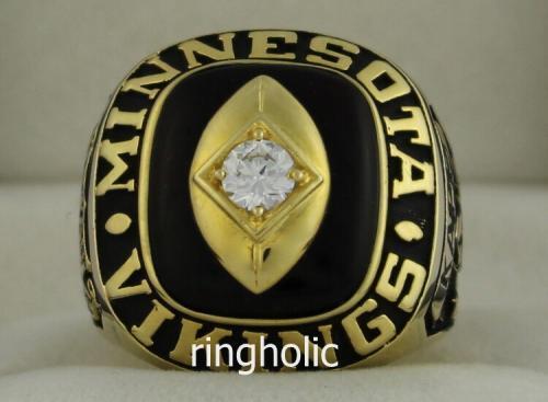 1969 Minnesota Vikings NFC National Football Conference Championship Ring