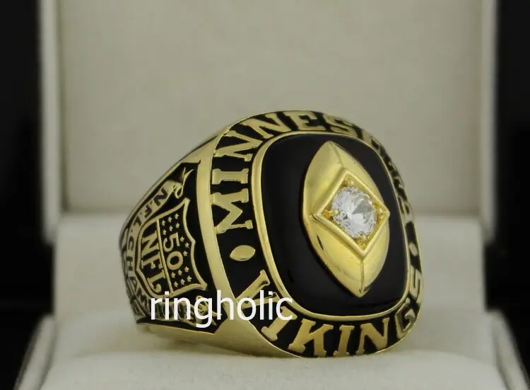 1969 Genuine Minnesota Vikings NFL Championship Ring in 14kt 