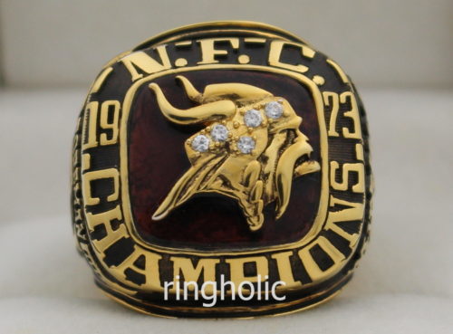 1973 Minnesota Vikings NFC National Football Conference Championship Ring