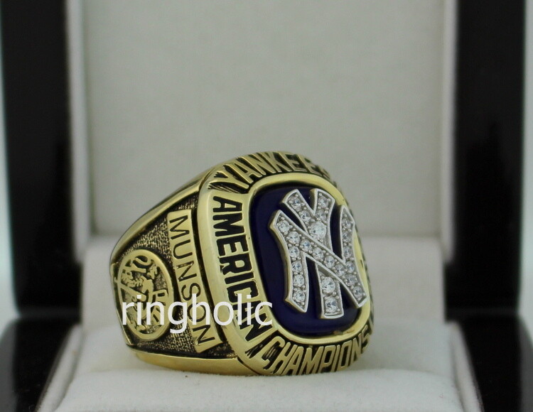 1976 New York Yankees America League Baseball Championship Ring, Custom New  York Yankees Champions Ring