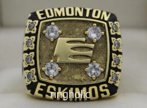 1981 Edmonton Eskimos The 69th Grey Cup Championship Ring