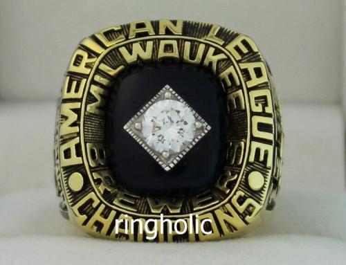 1982 Milwaukee Brewers AL American League Championship Ring
