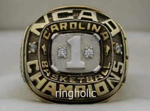 1982 North Carolina Tar Heels NCAA Basketball Championship Ring