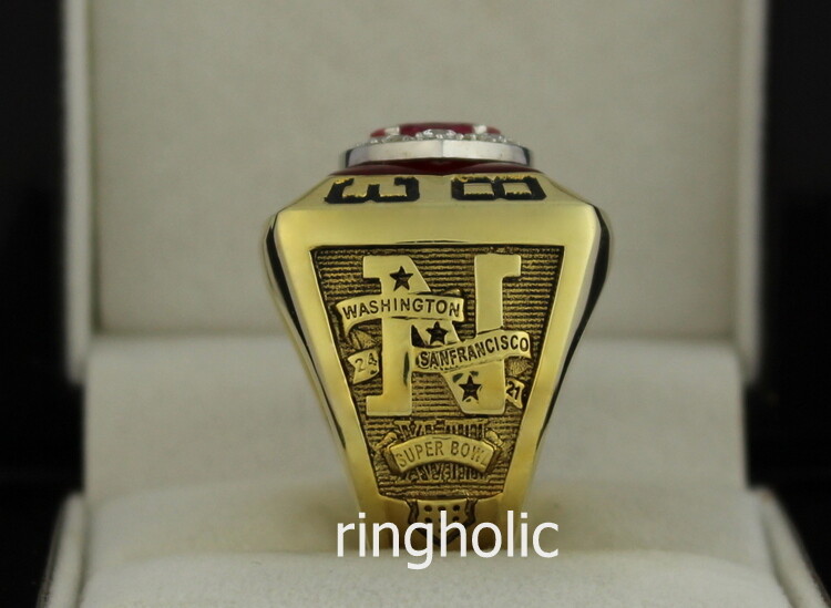 Washington Redskins - 5 Championship Ring Set W Wooden Box Riggins Manley  Rypien