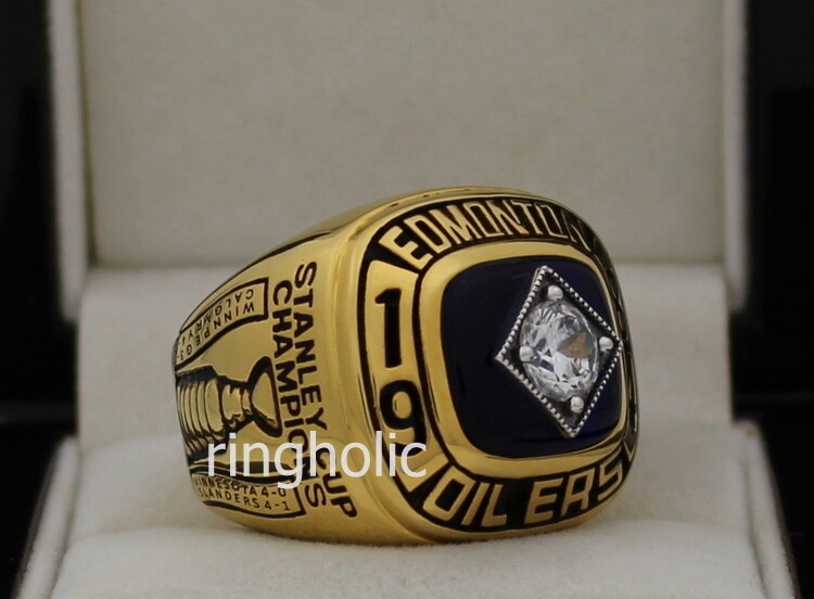 NHL 1984 Edmonton Oilers Stanley Cup Championship Replica Ring