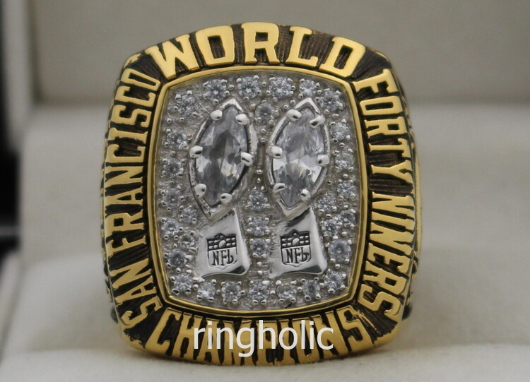 San Francisco 49ers Super Bowl 5 Ring Set (1981, 1984, 1988, 1989, 199 –  Rings For Champs