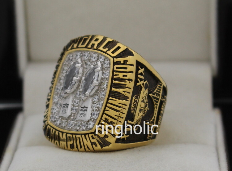 Custom San Francisco 49ers 1984 NFL Super Bowl XIX Championship Ring