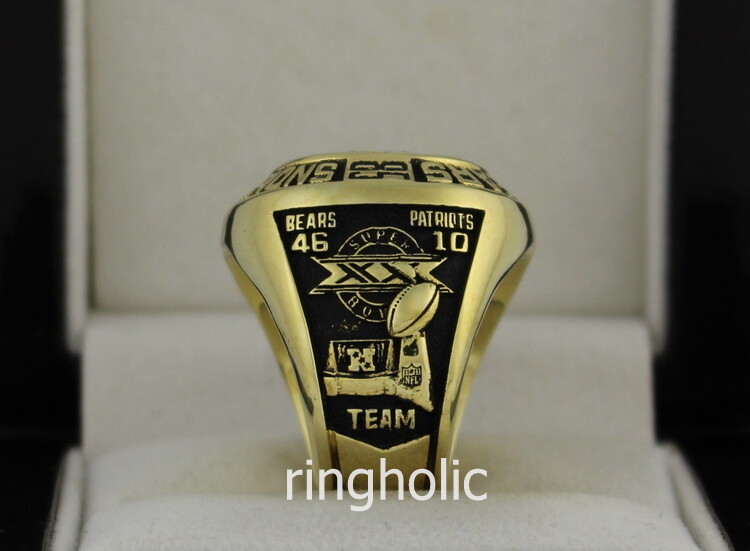 aoyuan Championship rings,1985 Super Bowl XX Chicago Bears