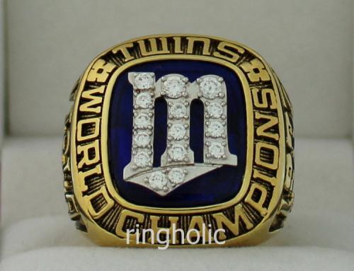 1987 Minnesota Twins MLB World Series Championship Ring