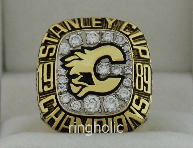 Calgary Flames 1989 Stanley Cup Final NHL Championship Ring