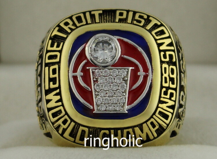 1989 Detroit Pistons NBA Championship Ring - www.championshipringclub.com
