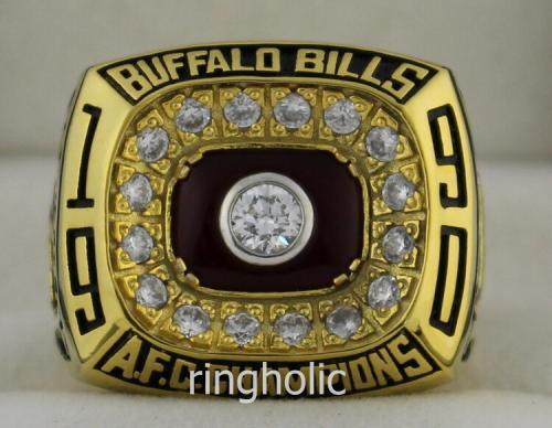 1991 Buffalo Bills AFC American Football Conference Championship Ring