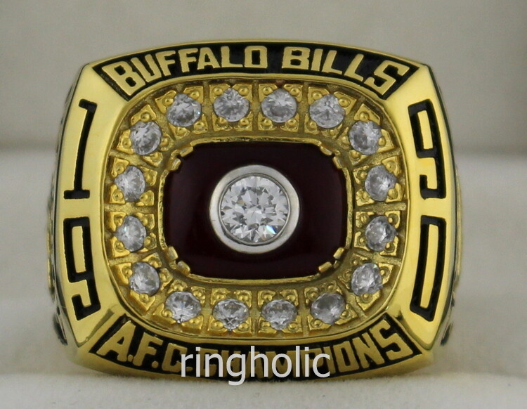 Buffalo Bills 1990 AFC Championship Ring Champions ring for sale!