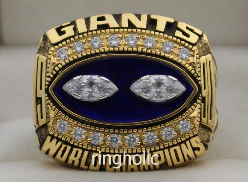 1990 New York Giants NFL Super Bowl Championship Ring