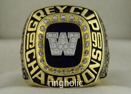1990 Winnipeg Blue Bombers The 78th Grey Cup Championship Ring