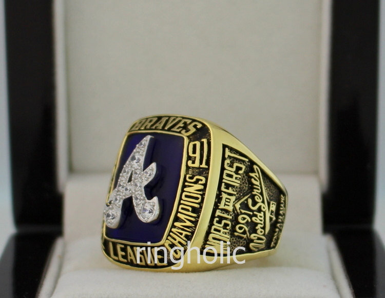 1991 Atlanta Braves National League Championship Ring. Baseball, Lot  #81159