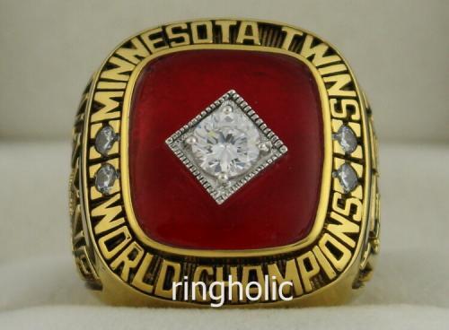 1991 Minnesota Twins World Series MLB Championship Ring