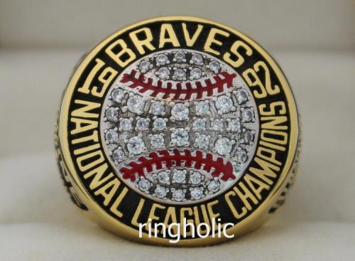 1992 Atlanta Braves NL National League World Series Championship Ring