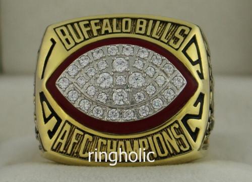 1993 Buffalo Bills AFC American Football Conference Championship Ring