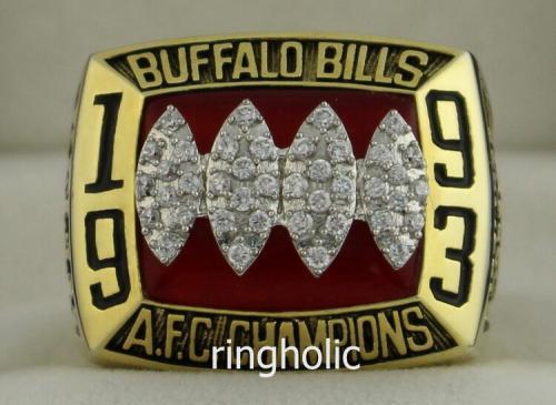 1993 Buffalo Bills AFC American Football Conference Championship Ring