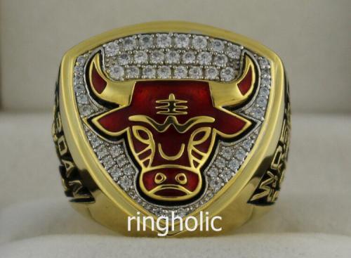 1997 Chicago Bulls NBA Champions Ring Given By Michael Jordan As A, Lot  #50745