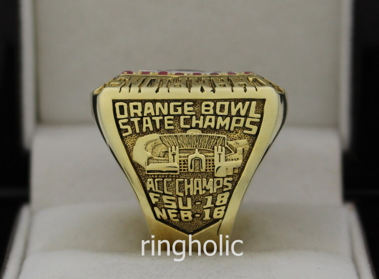 2001 FLORIDA STATE SEMINOLES ORANGE BOWL CHAMPIONSHIP RING - Buy