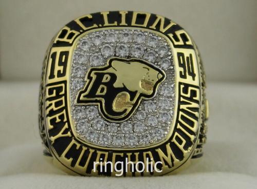 1994 BC Lions The 82nd Grey Cup Championship Ring