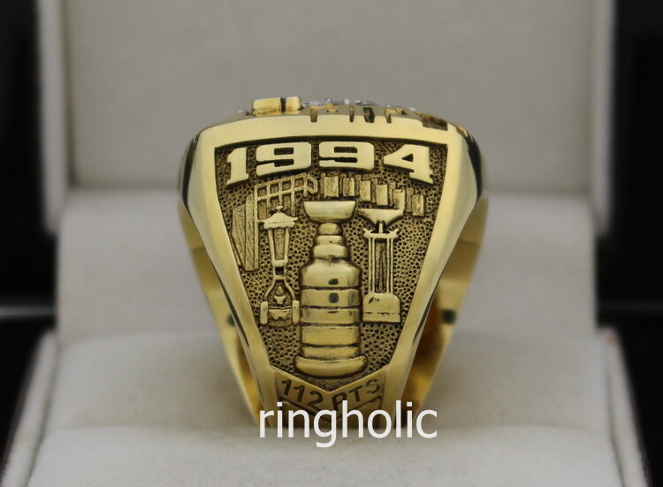 1994 New York Rangers Stanley Cup Championship Replica Ring - Puck Junk