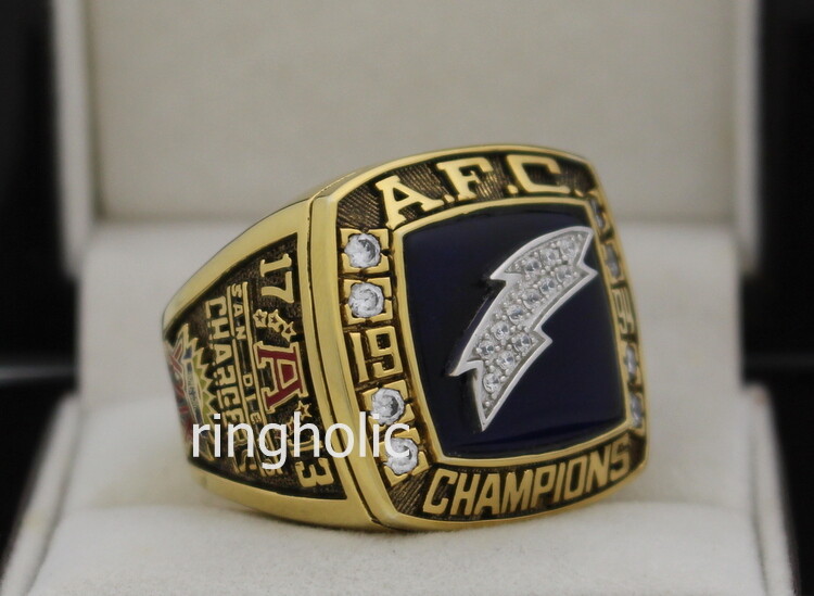 1994 San Diego Chargers American Football AFC Championship Ring