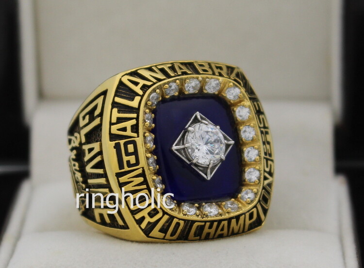 1995 ATLANTA BRAVES WORLD SERIES CHAMPIONSHIP RING - LADIES - Buy and Sell Championship  Rings