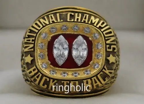 1995 Nebraska Cornhuskers NCAA National Championship Ring