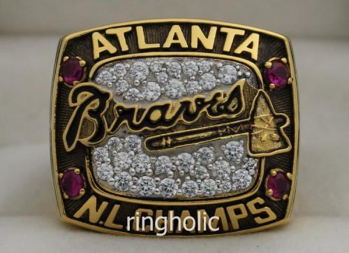 1996 Atlanta Braves NL National League World Series Championship Ring