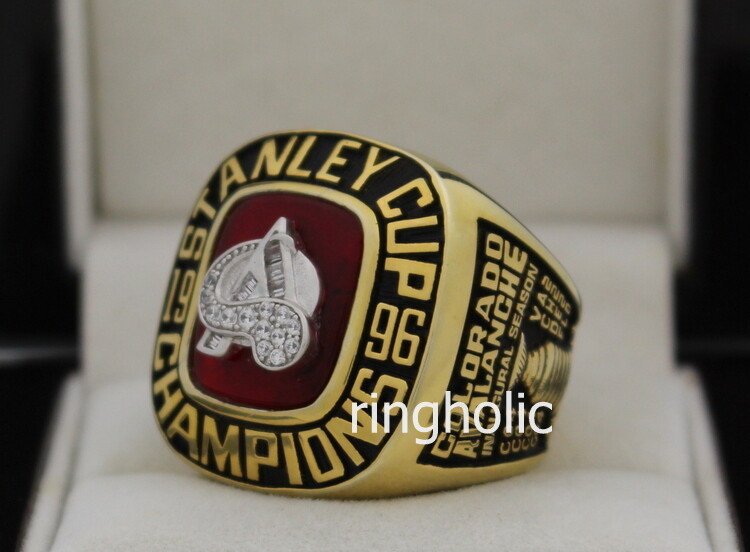 1996 Colorado Avalanche Stanley Cup Championship Ring -  www.championshipringclub.com