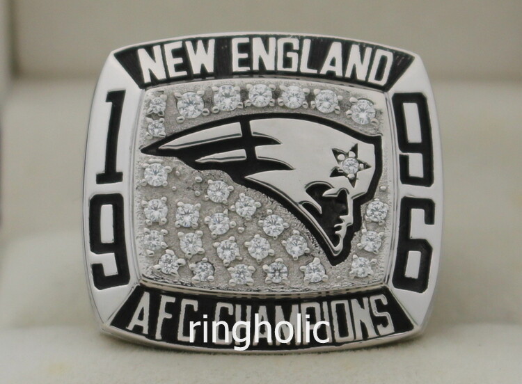 1996 New England Patriots AFC Championship Ring Presented to, Lot #80543