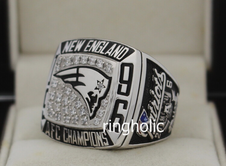 1996 New England Patriots AFC Championship Ring Presented to, Lot #80543