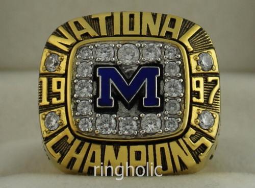 1997 Michigan Wolverines NCAA Rose Bowl Championship Ring