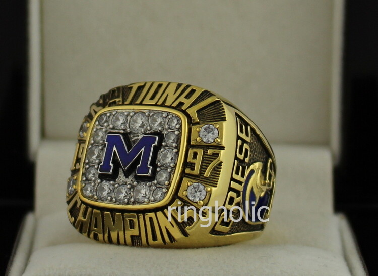 Michigan Wolverines 1997 Rose Bowl Championship Ring Re