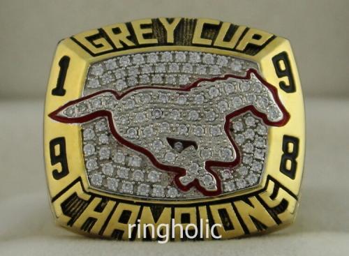 1998 Calgary Stampeders CFL Grey Cup Championship Ring