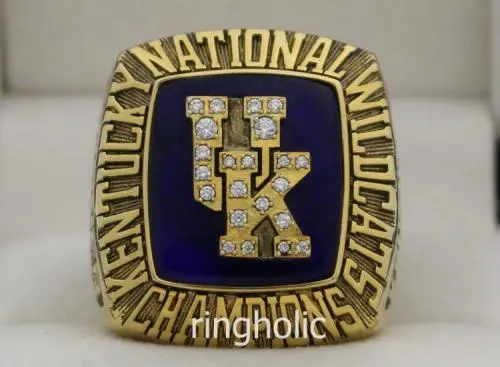 1998 Kentucky Wildcats NCAA Basketball National Championship Ring