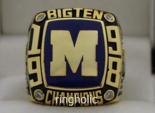 1998 Michigan Wolverines NCAA Big Ten National Championship Ring