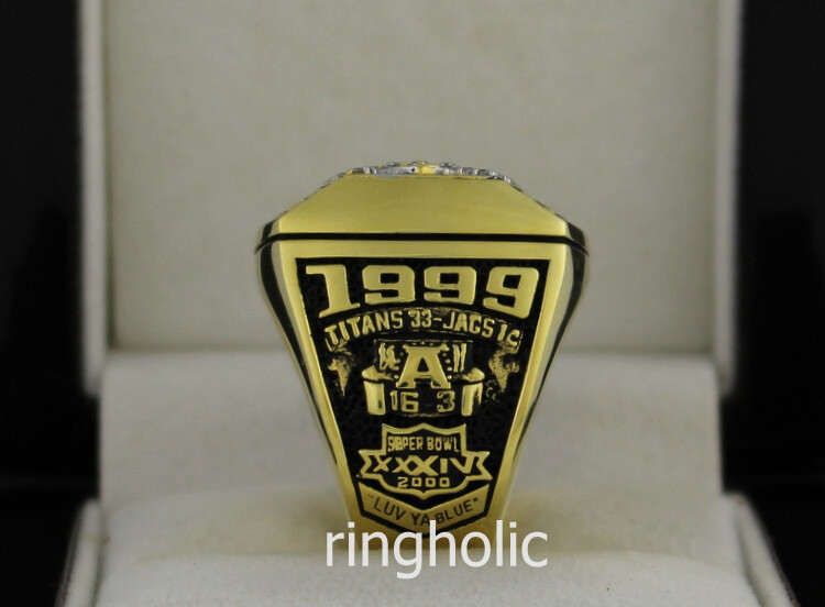 AFC 1999 Tennessee Titans Championship Replica Ring