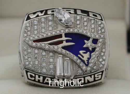2001 New England Patriots NFL Super Bowl Championship Ring