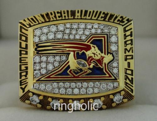 2002 Montreal Alouettes CFL 90th Grey Cup Champions Ring